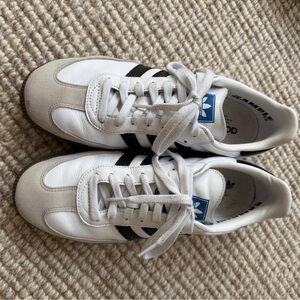 Adidas white OG sambas